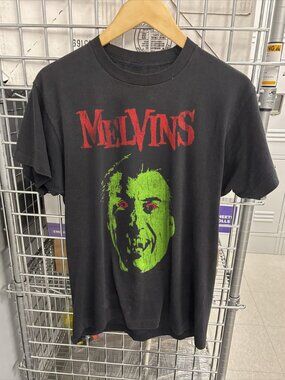 90s Melvins Dracula Rare  Black T-Shirt